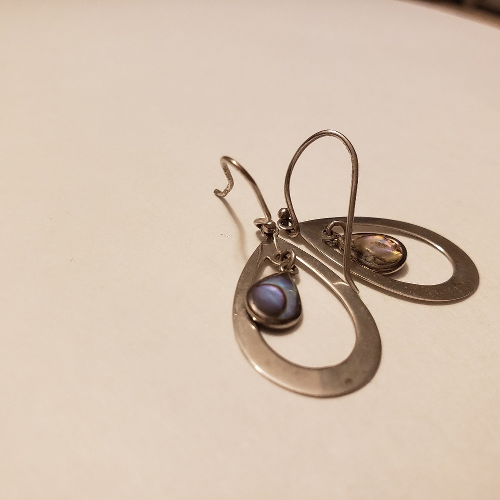 Light-blue Drop Earrings